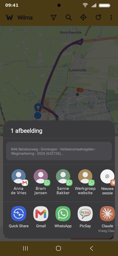 Kiezen met welke app je deelt
