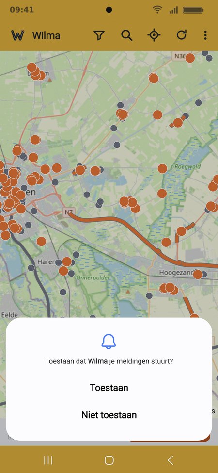 Android vraagt toestemming voor meldingen