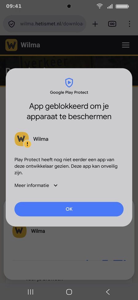 Google Play Protect: tik op Meer informatie