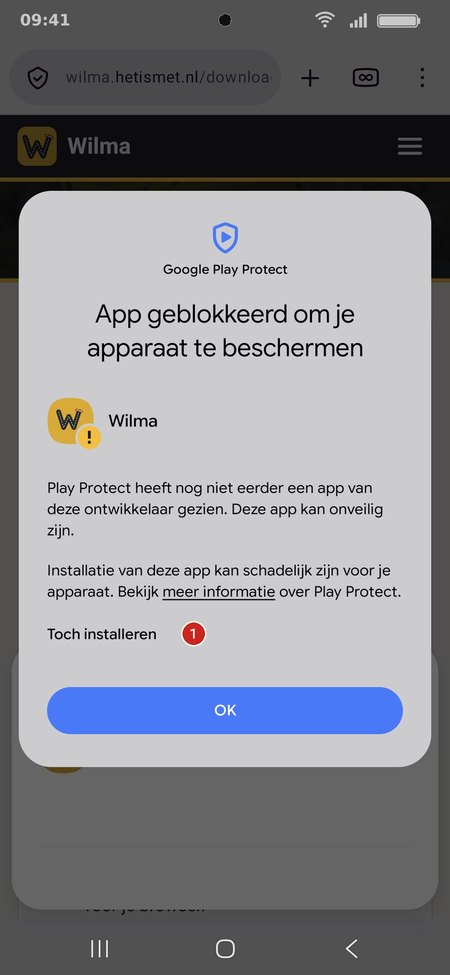 Google Play Protect: tik op Toch installeren